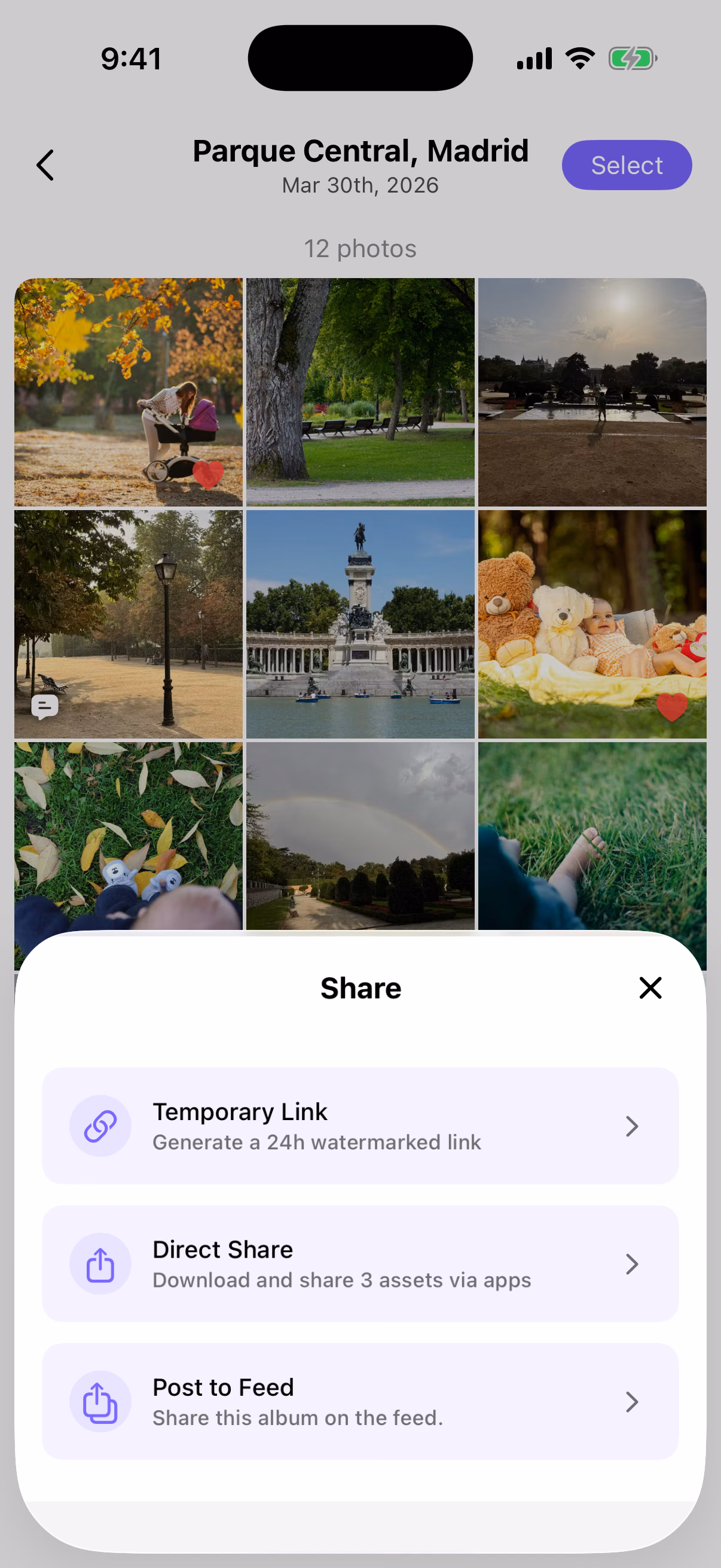 Many ways to share